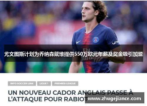 尤文图斯计划为乔纳森戴维提供550万欧元年薪及奖金吸引加盟